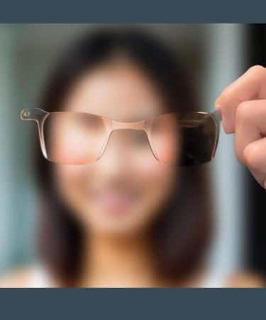 Super Light Armless Reading Glasses | Thin Flexible Myopia Readers | Pocket-Sized with Leather Lens Bag (Clear 1x) - Best for International Shipping - Buy Online on GoSupps.com