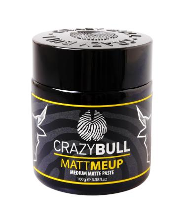 Hair MattMeUp Medium Matte Paste - Water-Based Hair Styling Products Vegan Styling Cream Volumizing Hair Products - Melon Scent - 3.38 oz