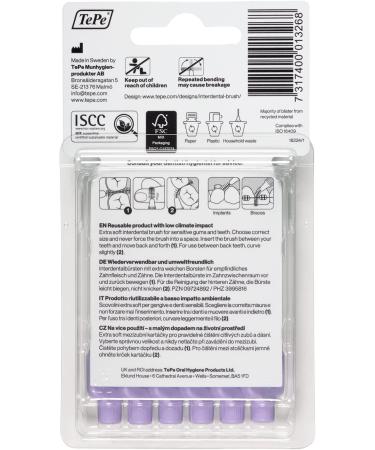 TEPE Interdental Brush X-Soft 1.1mm - 6 Pcs | Optimal Oral Care International Shipping Available - Buy Online on GoSupps.com