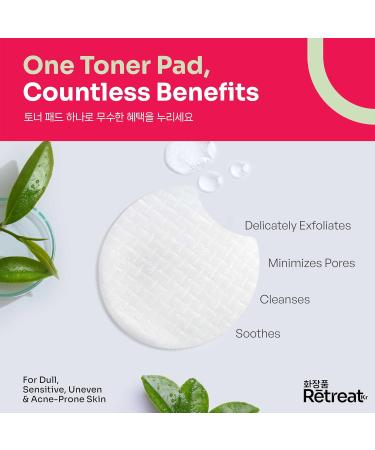 Green Tea Toner Pads - AHA BHA Glycolic Acid Exfoliating Pads for Acne-Prone Skin | 150 XL Hypoallergenic Vegan Pads - Buy Online on GoSupps.com