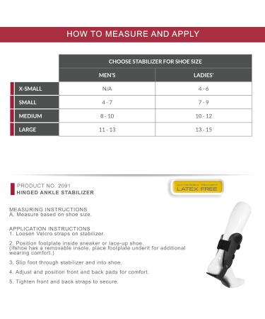 Buy OTC Hinged Ankle Stabilizer | Adjustable Stirrup Brace for Sprains | Rigid Support | Black Small - International Shipping Available - Buy Online on GoSupps.com