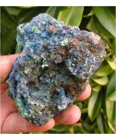 Natural Crystal Rough Azurite 350g Gem Blue Azurite Crystal Cluster&Green Malachite on Matrix Natural Rough Stone - Buy Online on GoSupps.com
