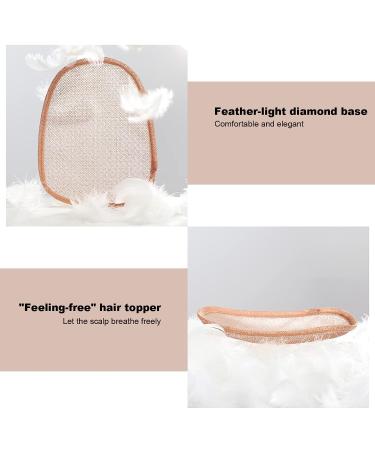 HAIRCUBE 100% Remy Human Hair Topper with Bangs | 14 Ombre Light Blonde | 150% Density Silk Base Clip-In | 40g - Buy Online on GoSupps.com