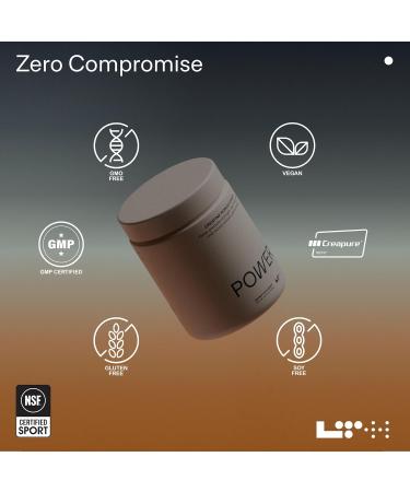 LTH Power Creatine Monohydrate - Trusted by Life Time Members - Creapure Creatine Supplement for Muscle Energy & Brain Support - NSF Certified for Sport - Gluten-Free - 16 oz (90 Servings) - Buy Online on GoSupps.com