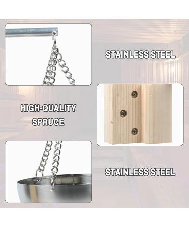 Palwin Aroma Bowl Sauna - 12cm Stainless Steel Herb Bowl & Spa Accessories for Ultimate Relaxation - Buy Online on GoSupps.com