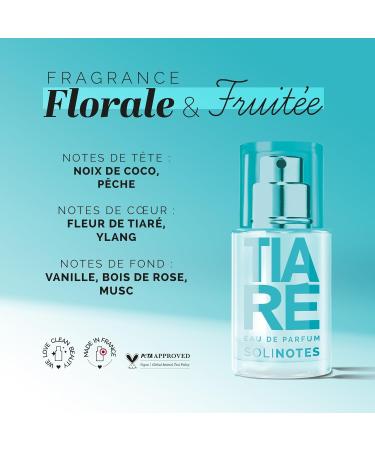 SOLINOTES Tiar Perfume for Women - Eau De Parfum | Delicate Floral and Soothing Scent - Made in France - Vegan - 0.5 fl.oz Tiar Flower - Buy Online on GoSupps.com