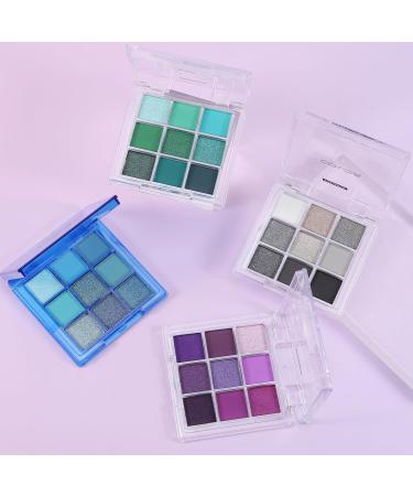 9 Colors Purple Eyeshadow Palette - Creamy Shimmer & Matte Shades for Travel | Best Eye Makeup for Women - Buy Online on GoSupps.com