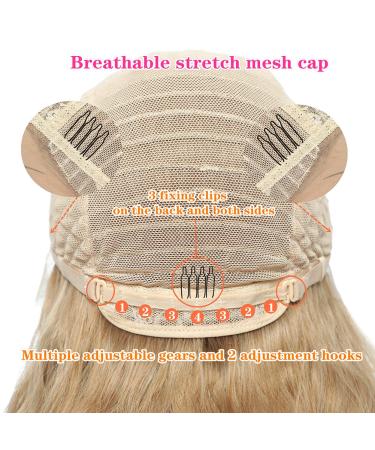 Sangrui Long Curly Blonde Lace Front Wig - 75 cm Natural Wavy Cosplay Hair for Women - Buy Online on GoSupps.com