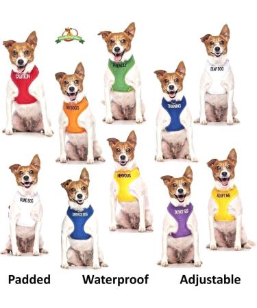 NERVOUS (Give Me Space) Yellow Colour Coded S M L Reflective Waterproof Fleece Lined Warm Dog Coats PREVENTS Accidents By Warning Others Of Your Dog In Advance (S) Small Coat - Buy Online on GoSupps.com