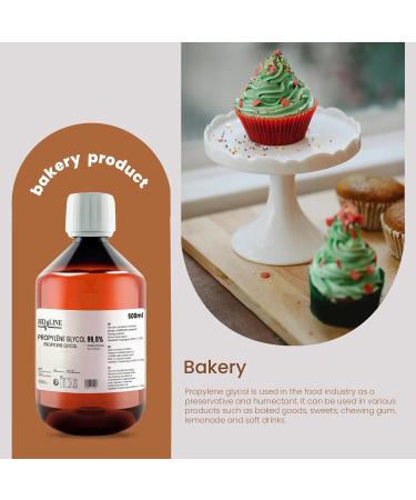 hd-line 500ml Propylene Glycol E1520 Perfect for DIY Pharmaceutical Grade 99.7% Food Grade PG Raw Material Pure Vegan Ph.Eur/USP - Buy Online on GoSupps.com