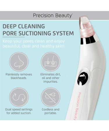 Precision Beauty Deep Cleaning Pore Suction System - Blackhead Remover Vacuum - Buy Online on GoSupps.com