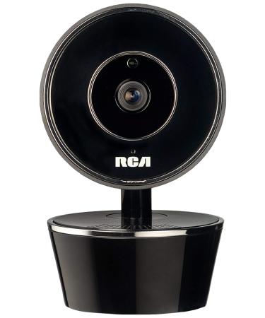 RCA Pet Camera for Dog & Cat Parents - WiFi Pet Security Camera with HD Video, 2 Way Audio, Night Vision, Motion & Sound Alerts & Phone App to Monitor & Talk to Your Pets, White, Small