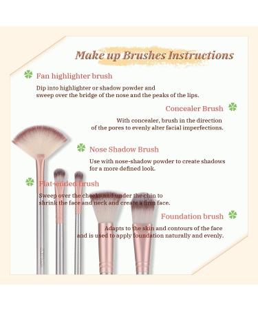 TTRWIN 18 Pcs Professional Makeup Brush Set - Synthetic Kabuki Brushes for Face, Blush, Lip, Eyeshadow, Eyeliner, Foundation & Powder - Cosmetic Brushes Kit with PU Leather Bag - Beige Set - Buy Online on GoSupps.com