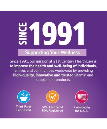 21st Century Berberine HCl 1000 mg Per Serving, (60 Count), Helps Support Healthy Sugar Metabolism & Cardiovascular Health, Vegan, Non-GMO, Gluten Free, Berberine Supplement, 30 Servings - Buy Online on GoSupps.com