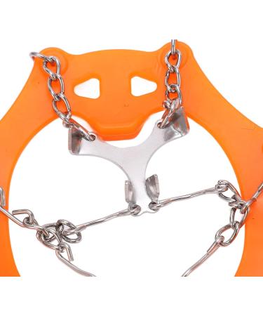 OKAT Outdoor Snowshoe Crampons - 12 Tooth Stainless Steel Non-Slip & Flexible for Outdoor Skiing | Size L - Buy Online on GoSupps.com