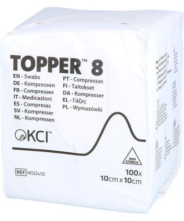 Topper 8 - 100 ST Unsterile 10x10 cm | Premium International Shipping - Buy Now! - Buy Online on GoSupps.com