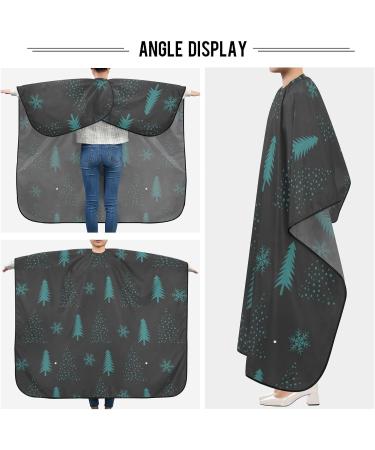 Waterproof Barber Cape - Green Tree & Cheetah Haircut Bib for Men & Women | Unisex Hair Cutting Cape  - Buy Online on GoSupps.com