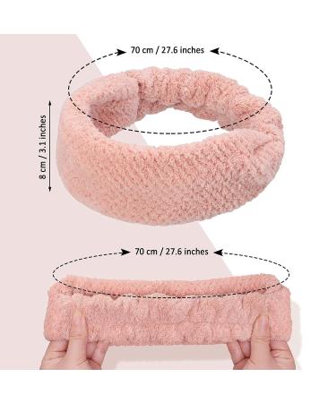 Chuangdi 3 Piece Microfiber Spa Headbands for Women - Soft Elastic Hair Bands for Sports, Yoga, Shower - Facial Headbands for Makeup and Washing Face - Buy Online on GoSupps.com