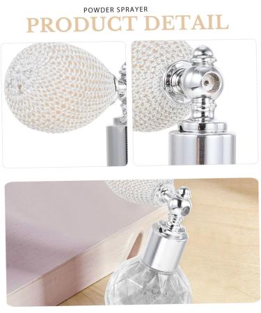 POPETPOP 2 Pcs Body Air Bag Powder Face Highlighter Glitter Dust Spray Powder Glitter Bottle Bride Cosmetic Silverx2pcs mediumx2pcs - Buy Online on GoSupps.com