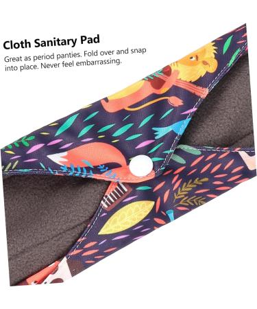 6pc Reusable Bamboo Panty Liners Set | Maternity & Incontinence Pads | Washable Cloth Charcoal Napkins for Women & Girls - Buy Online on GoSupps.com