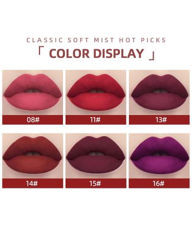 Buy MAEPEOR Matte Liquid Lipstick Set 6PCS - Long-Lasting Waterproof Smudgeproof Creamy Velvet Lip Gloss for Women & Girls | International Shipping - Buy Online on GoSupps.com