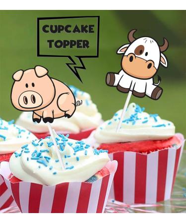 S-FX-0087 Ice Cream Fruit Dessert Cupcake Topper Colorful Glitter Happy Birthday Sensory Pop Game Theme Decor Supplies Baby Shower Boys Girls Birthday Party Decorations - Buy Online on GoSupps.com