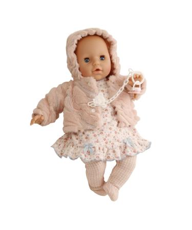 Schildkr t pacifier baby Amy 45 cm (doll with painted hair and blue sleeping eyes baby doll including clothes) 7545296