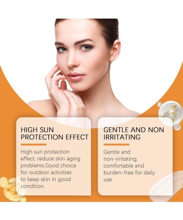 Shantou Yingji 2 pieces Sun Protection SPF40 with Vitamin C facial sunscreen vitamin C sunscreen Physical Sunscreen refreshing and nonsticky suitable for all skin types - Buy Online on GoSupps.com