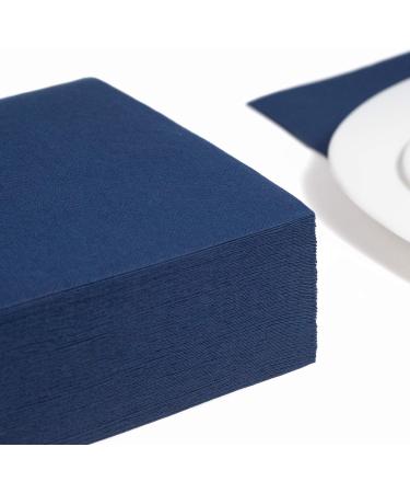 Buy 50 Dark Blue ROYAL Collection 1/4 Fold Napkins 40 cm x 40 cm | Premium Quality for Elegant Events | International Shipping Available - Buy Online on GoSupps.com