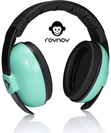 RoyNoy Baby Earmuffs - Noise Protection for Infants 3+ Months | Mint with Storage Bag | Safe Hearing Protection for Babies - Buy Online on GoSupps.com