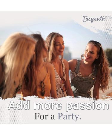 Easyouth Ash Blonde Highlight Blonde Ponytail Hair Extensions 16 Inch 80g - Buy Online on GoSupps.com