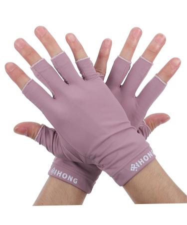 FRCOLOR 4 Pairs UV Gloves Fingerless Gloves for Women UV Protection Nail Art Skin Care Care Nail Gel Sun Protection Gloves Girls Glove Ladies Mittens Fabric Shield - Buy Online on GoSupps.com