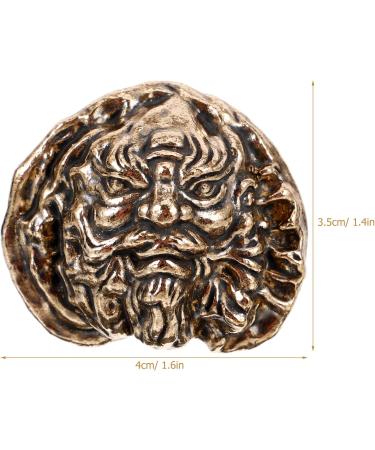 DEARMAMY Hand Exercise Walnut Ball - Vintage Brass & Copper Chinese Decor | Perfect for Fitness & Home Aesthetics - Buy Online on GoSupps.com