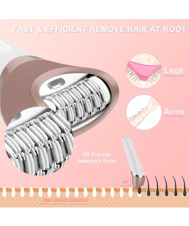 Solimpia 6-in-1 Electric Lady Shaver & Epilator for Women - Wet/Dry Hair Removal with LED Light - Ideal for Face, Legs, Underarms & Bikini Area - Buy Online on GoSupps.com