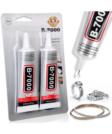 B7000 Glue Rhinestone Applicator Kit, Clear B-7000 Glue with Precision Tip Art D