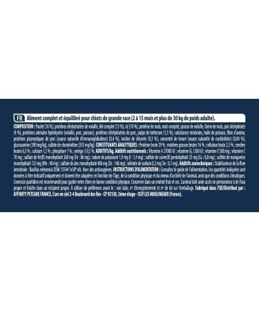 Advance Maxi Puppy - Large Breed Puppy Food (2 to 12 months) with Chicken - 3kg - Buy Online on GoSupps.com