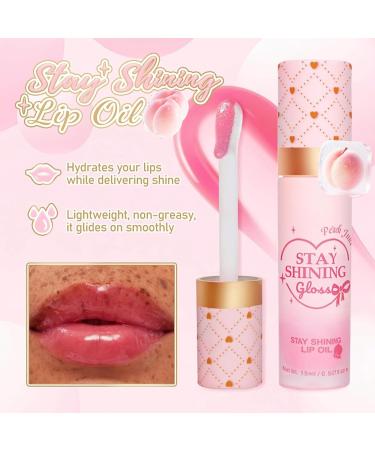  MEITREND Peach oil lip care kit lip lotion moisturizes and hydrates daily lipstick - Buy Online on GoSupps.com