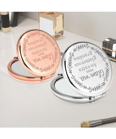 PLITI Glamma Definition Grandma Compact Mirror | Grandchildren Birthday Gift | Funny Pocket Mirror - Buy Online on GoSupps.com