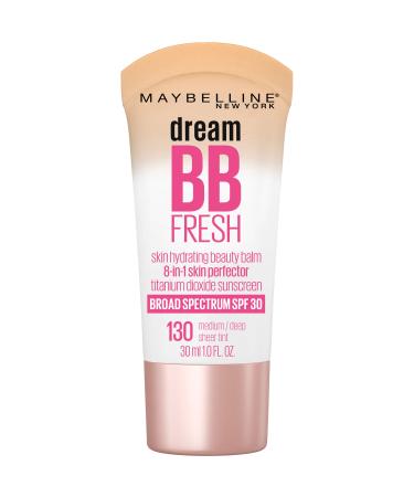 Maybelline Dream Fresh Skin Hydrating BB cream, 8-in-1 Skin Perfecting Beauty Balm with Broad Spectrum SPF 30, Sheer Tint Coverage, Oil-Free, Medium/Deep, 1 Fl Oz - Buy Online on GoSupps.com
