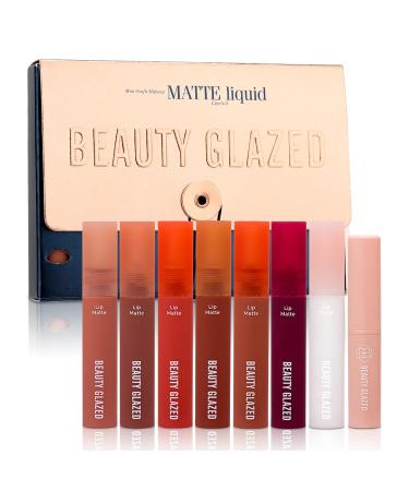 Liquid Matte Lipstick Set for Women | 6 Long Lasting Colors + Lip Balm & Lip Oil | Perfect Gift Kit - Buy Online on GoSupps.com