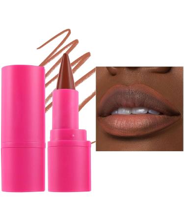 Lip Contour Stick 36g Velvet Finish Waterproof Product Long Lasting Velvet Matte Finish Lipstick and Lip Liner Set for Girlfriend Mom Lady Travel Party Dating Vacation Stage 03 - Buy Online on GoSupps.com