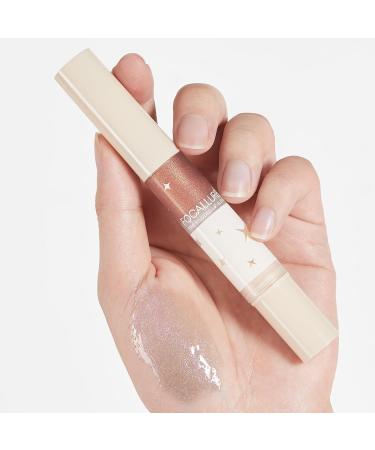 FOCALLURE Glitter Lip Gloss | High Shine Shimmer Lipstick | Long Lasting Hydrating Lipcolor | Non-Sticky Lightweight Formula - Shop Internationally - Buy Online on GoSupps.com