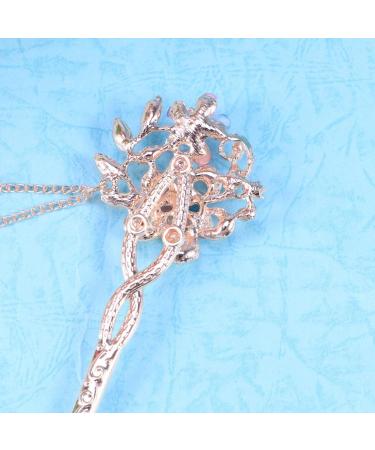 Chinese Hair Chopsticks Vintage Retro Hair Stick Flower Hair Decoration Ancient Hair Clip Birthday Valentines Day for Woman - Buy Online on GoSupps.com