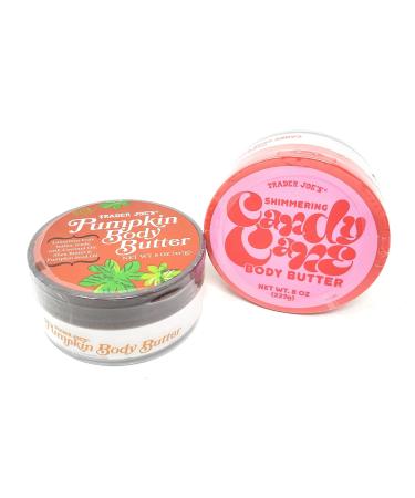 Trader Joe's Body Butter Duo - Pumpkin & Candy Cane | Luxurious Moisturizing Set for Glowing Skin - Buy Online on GoSupps.com