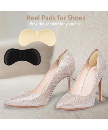 flintronic 6 Pairs Sneaker Repair Patch Heel Patch Shoe Heel Repair Sneaker Leather Heel Protector Heel Pad Repair for Most Types #3 6 Pairs Skin Color + Black - Buy Online on GoSupps.com