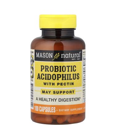 MASON NATURAL Probiotic Acidophilus with Pectin 100 Capsules