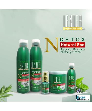 Lenier Detox Treatment - Rosemary Mint Eucalyptus & Biotin | 17 oz Green - Buy Online on GoSupps.com