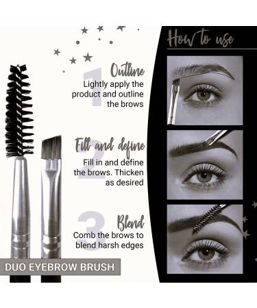 Premium Flat Top Kabuki Makeup Brush Set for Flawless Face - Liquid, Cream, Powder, Blush Buffing and Blending - Includes Angled Eye Brow and Spoolie Brush - Beauty Blender Included - Buy Online on GoSupps.com