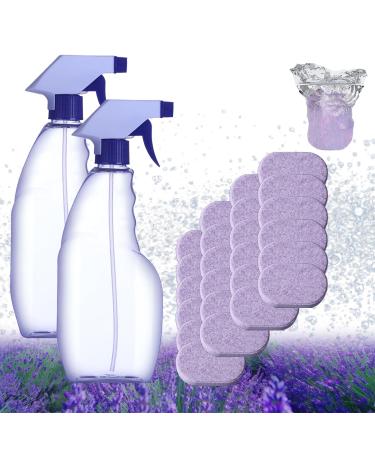Cleanlix Cleaning Spray 2024 New Cleanlix Cleaner for Instant Stain Removal CleanLix The All-In-One Solution For Every Stain Spray Bottle & Effervescent Tablet Set Lavender Scent (2PCS+24Pills)