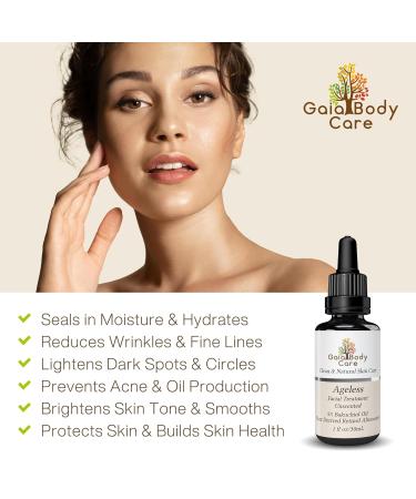 Gaia Body Care 5% Bakuchiol Oil Organic - Anti Aging Anti Wrinkle Reduces Fine Lines Smooths Skin Hydrates - Botanical Vegan - Natural Retinol Alternative Facial Oil (1oz Unscented) Unscented 1 Fl Oz (Pack of 1) - Buy Online on GoSupps.com